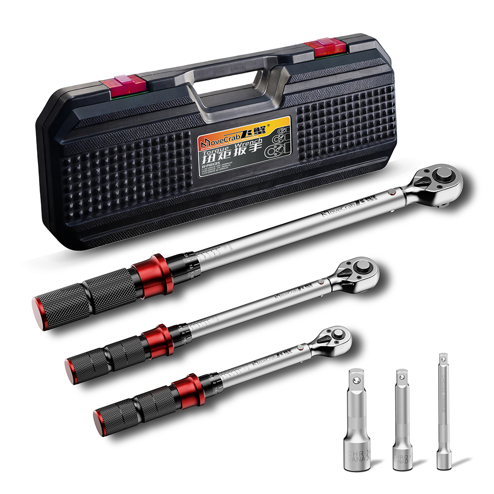 Tools For Motorcycle Workshop - Mechanical Torque Wrench Set 6-Pc 5-220N.m