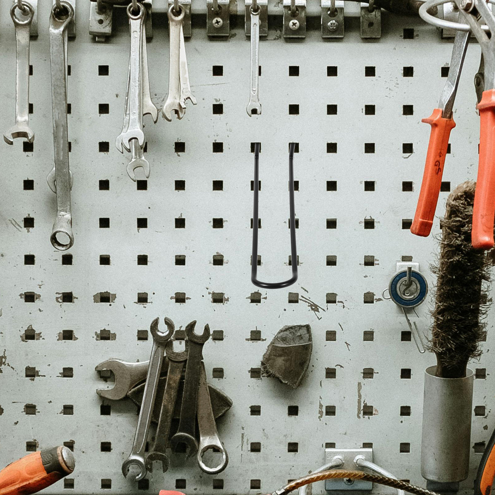 Workshop Tools Store - 10Pcs Double Loop Stainless Steel Pegboard