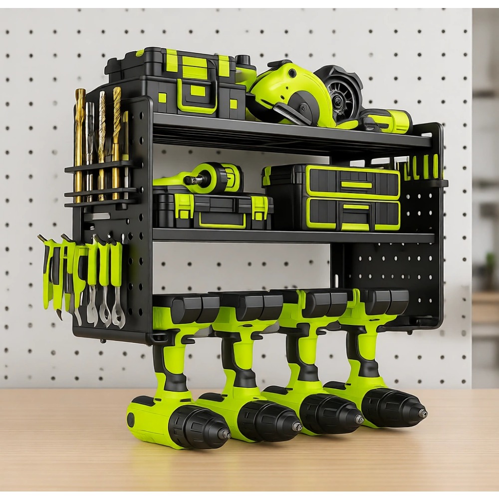 Workshop Tools Wall - Wall Mount Tool Organizer with Hooks