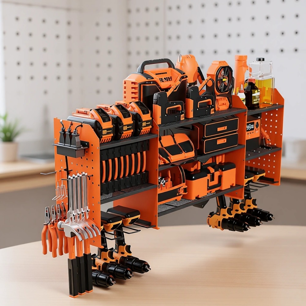 Workshop Tools Wall - Large Wall Mount Tool Organizer with