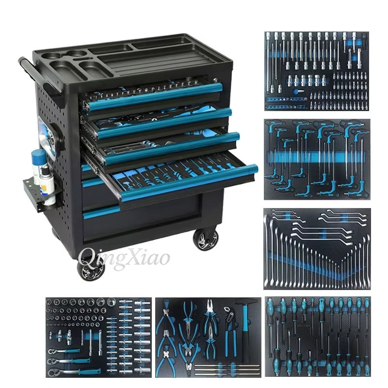 Durable Blue Iron Tool Cabinet - Workshop Tools Organizing reseña y precio
