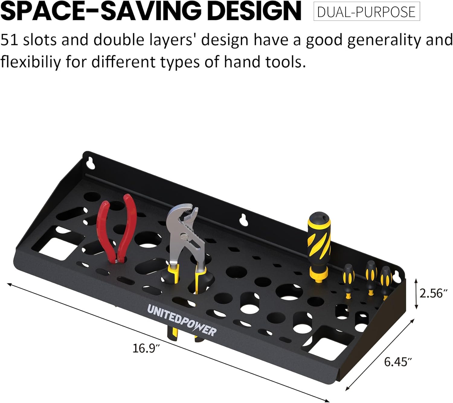 Wall Mount Tool Storage Rack,  - Workshop Tools Wall reseña y precio