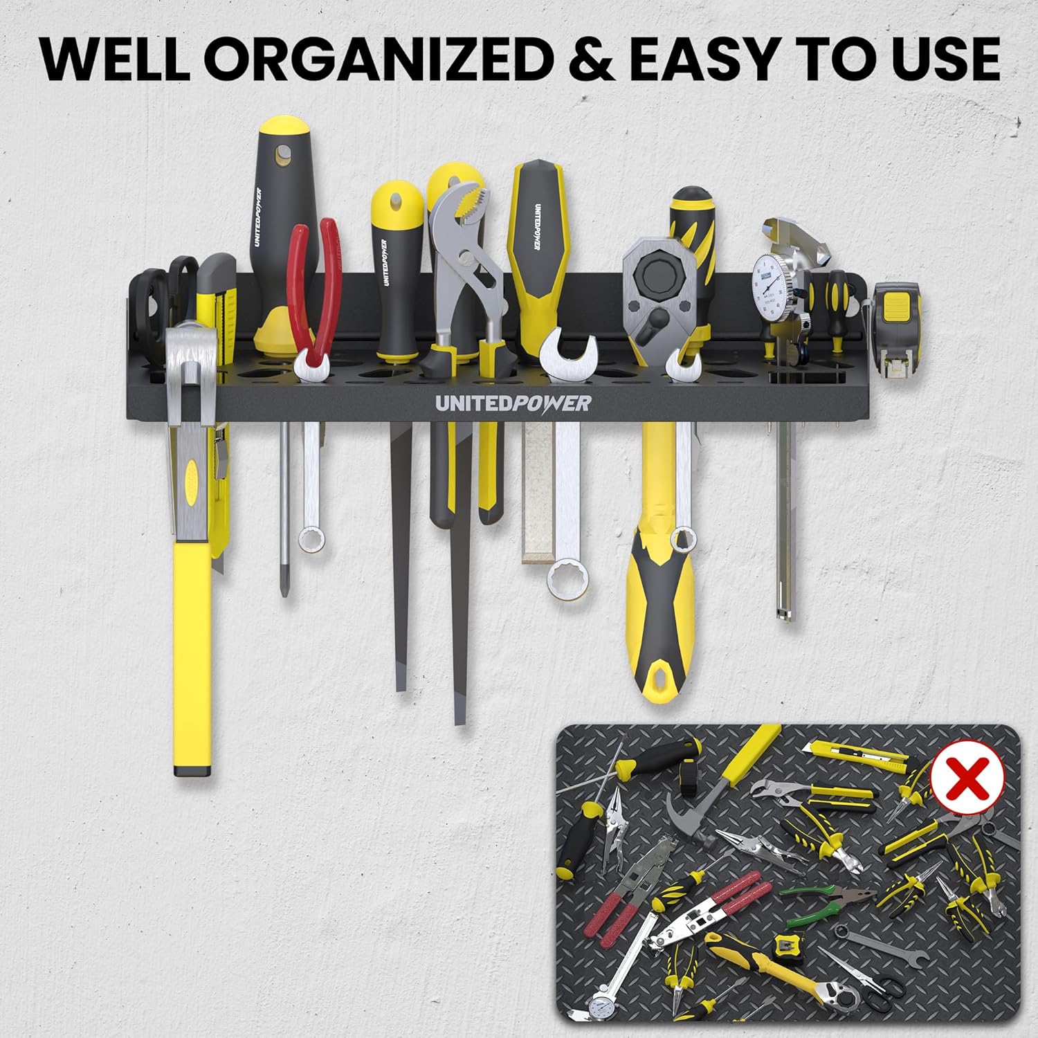Wall Mount Tool Storage Rack,  - Workshop Tools Wall reseña y precio