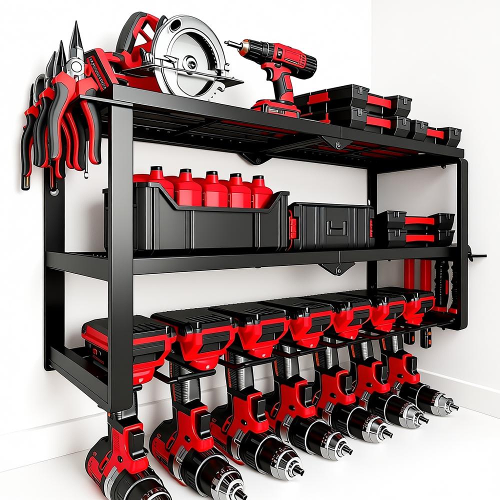 150Lbs 3 Layer Metal Tool Stor - Tools For Garage Workshop reseña y precio