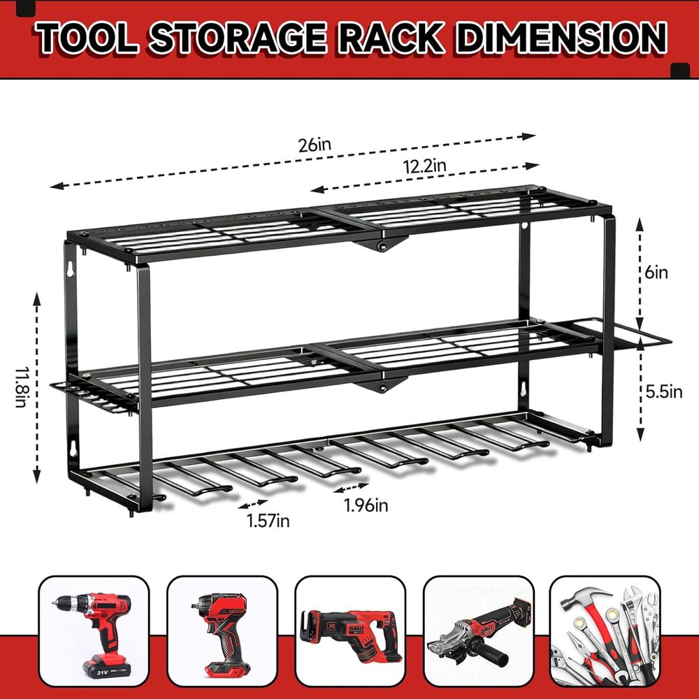 150Lbs 3 Layer Metal Tool Stor - Tools For Garage Workshop reseña y precio