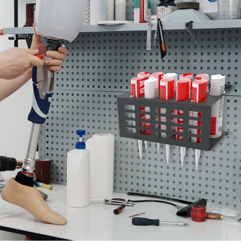 Caulk Tube Holder Organizer Fo - Workshop Tools Wall reseña y precio