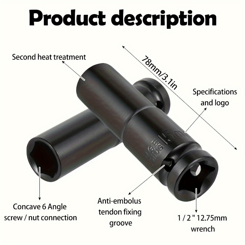 Socket Set 8–24mm 1/2-Inch Dri - Tools For Motorcycle Workshop reseña y precio