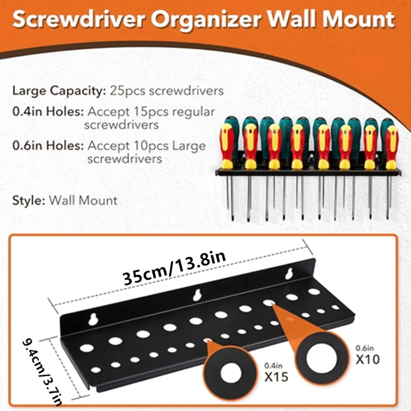 Tool Organizer Rack screwdrive - Workshop Tools Store reseña y precio
