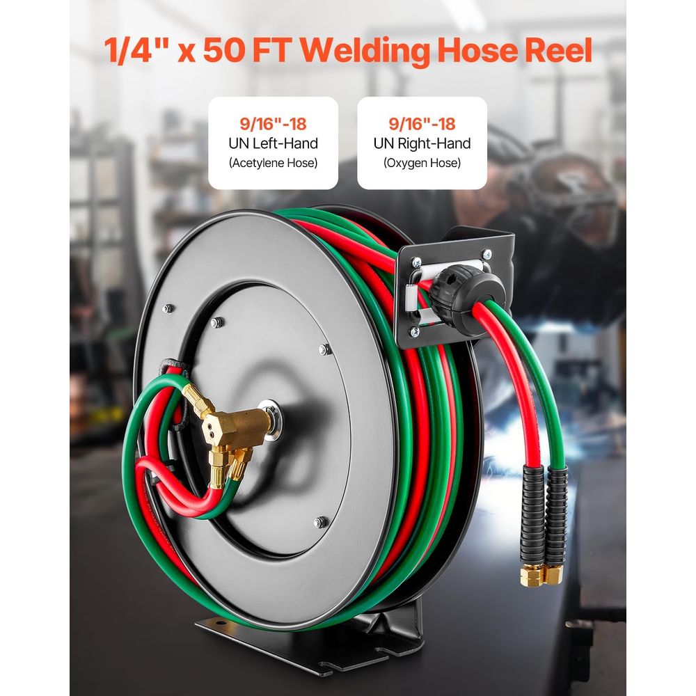 Retractable Welding Hose Reel  - Workshop Tools Wall reseña y precio