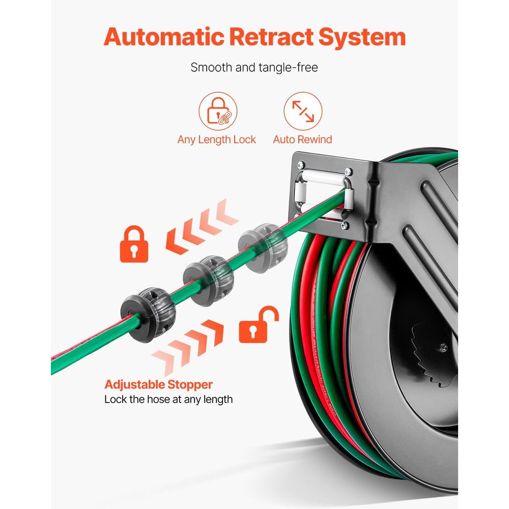 Retractable Welding Hose Reel  - Workshop Tools Wall reseña y precio