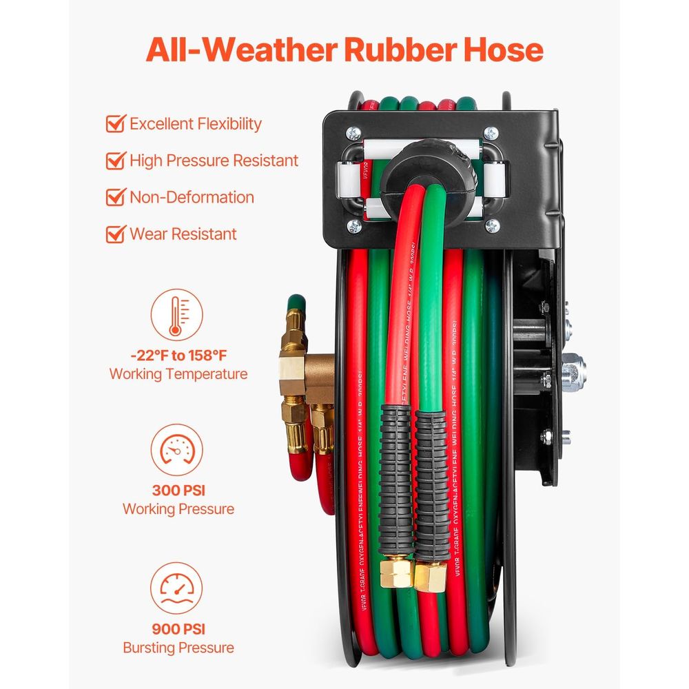 Retractable Welding Hose Reel  - Workshop Tools Wall reseña y precio