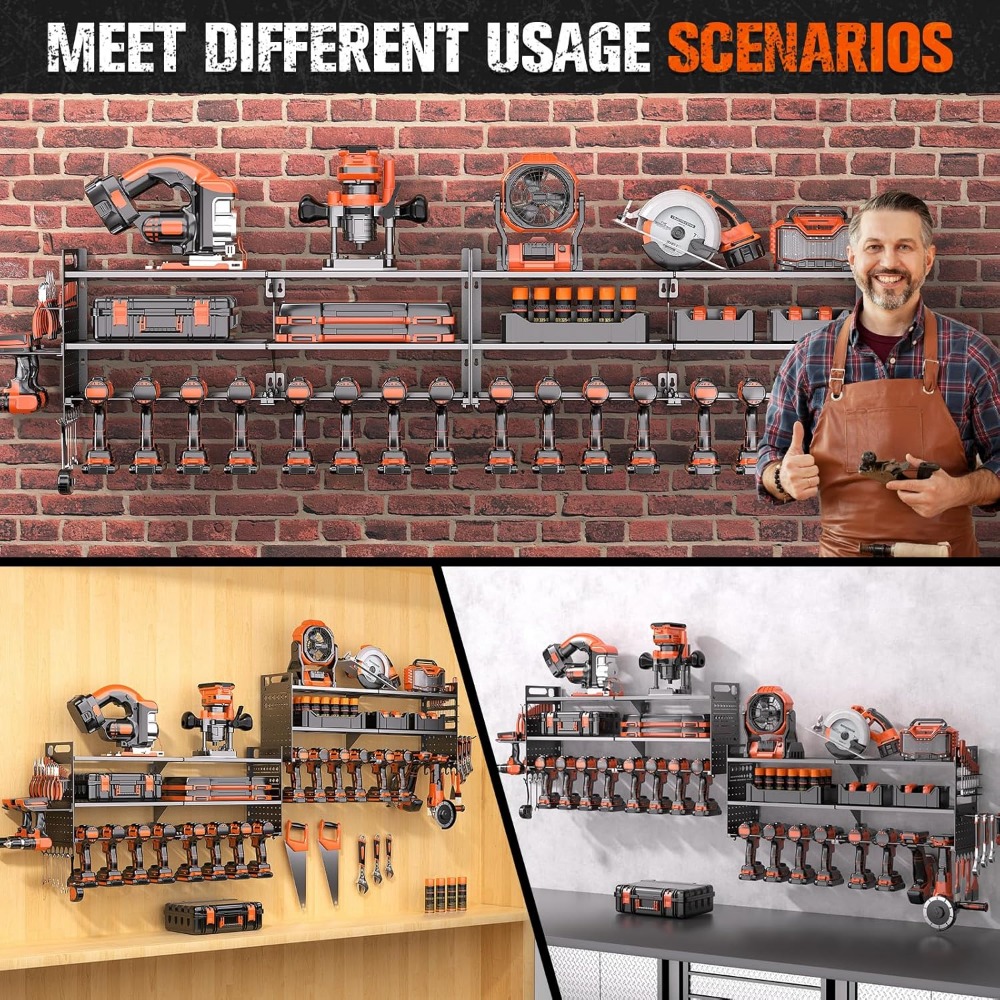 Large Wall Mount Tool Organize - Workshop Tools Wall reseña y precio