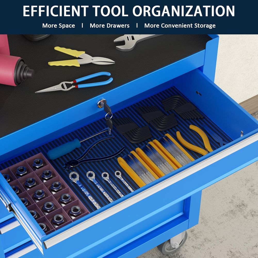 5-Drawer Rolling Tool Chest wi - Tools For Garage Workshop reseña y precio