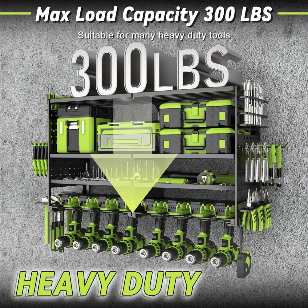 Heavy Duty 4 Tier 8 Slot Wall  - Workshop Tools Wall reseña y precio