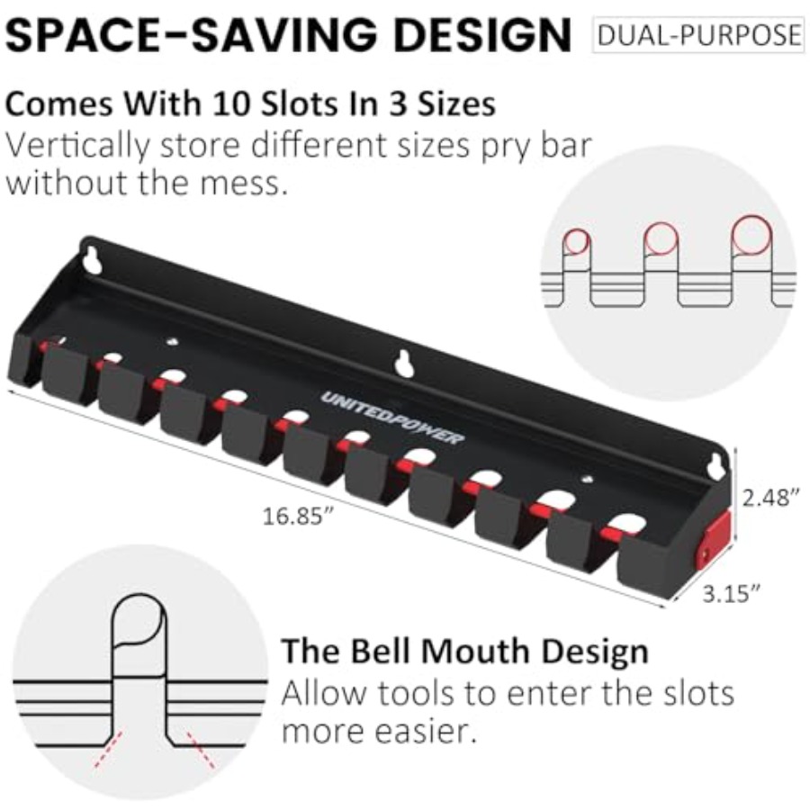 Lockable Wall Mount Storage Ra - Workshop Tools Store reseña y precio