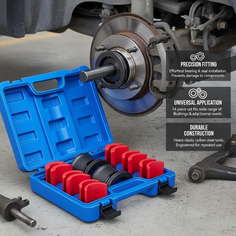 Bushing Driver Tool Set 14 Pcs - Tools For Garage Workshop reseña y precio