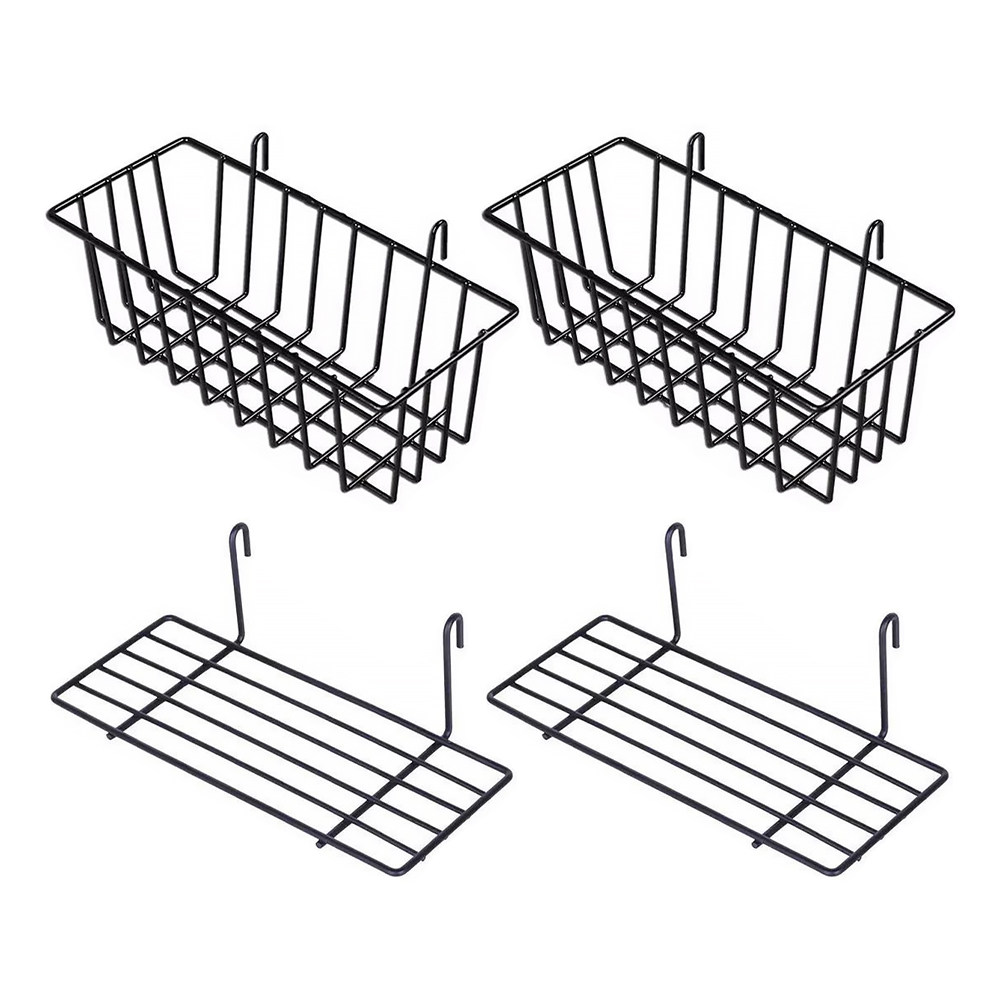 2Sets Iron Pegboard Baskets Wa - Workshop Tools Organizing reseña y precio