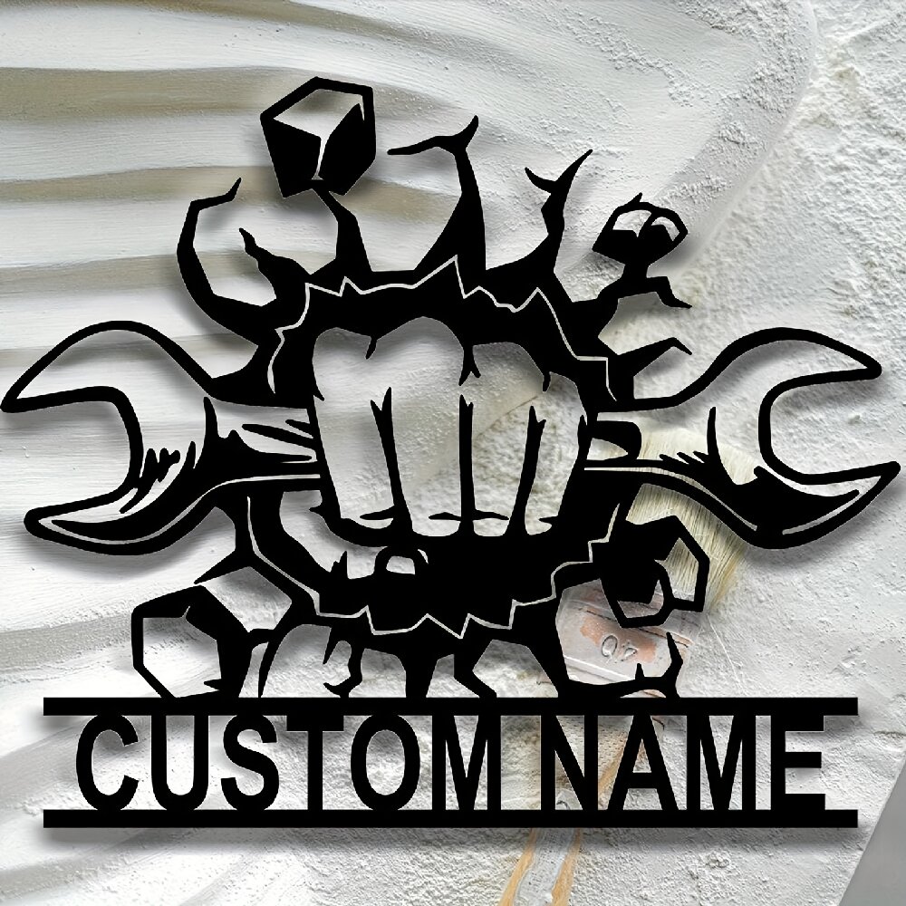 Custom Metal Workshop Wall Sig - Workshop Tools Store reseña y precio