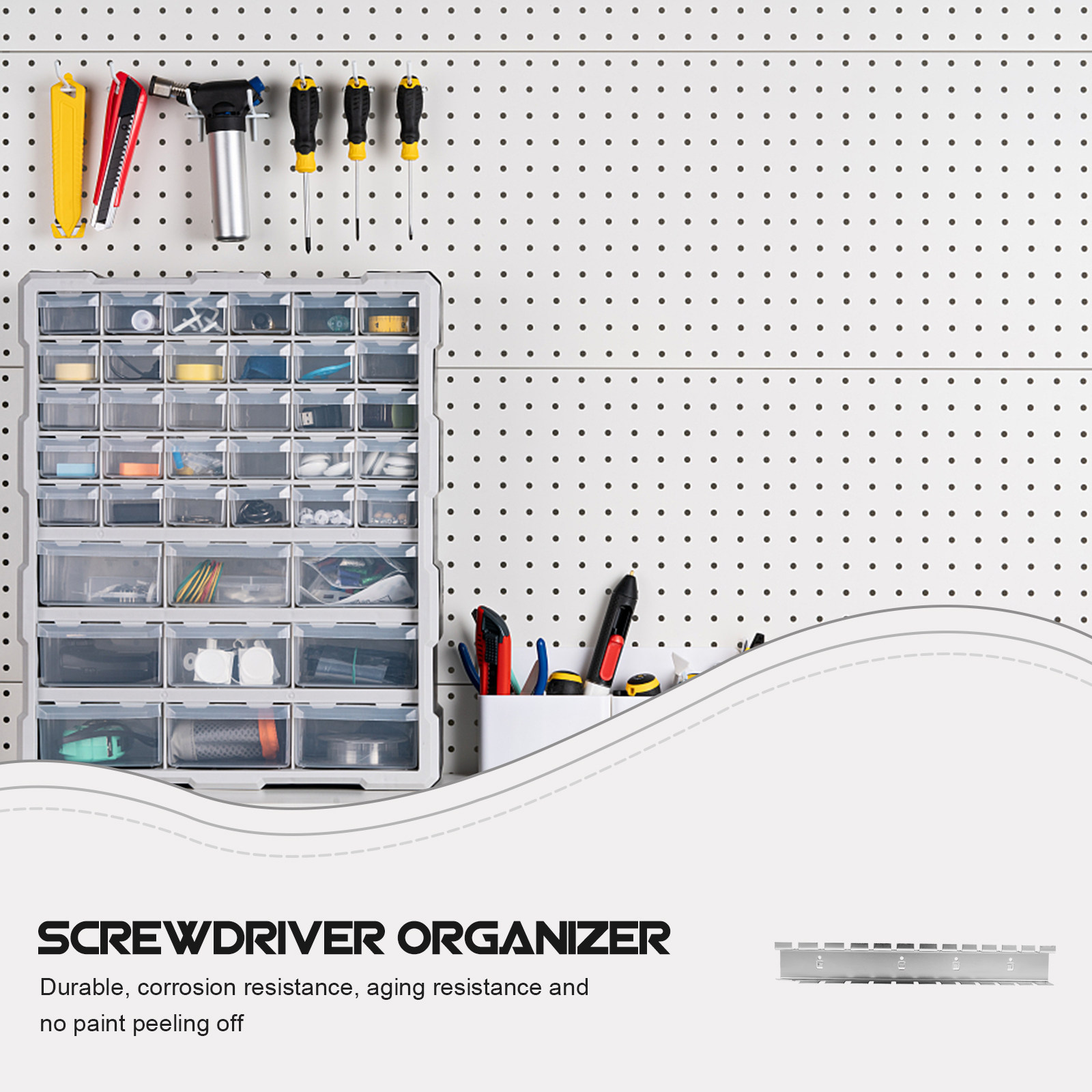 1Pcs Premium Steel Pegboard Sc - Tools For Garage Workshop reseña y precio
