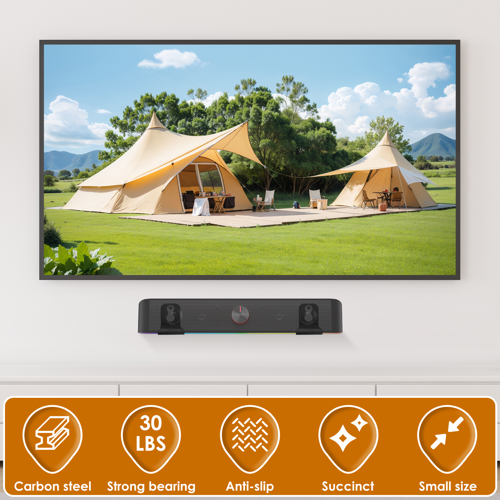 2Pcs Soundbar Speaker Stands W - Workshop Tools Wall reseña y precio