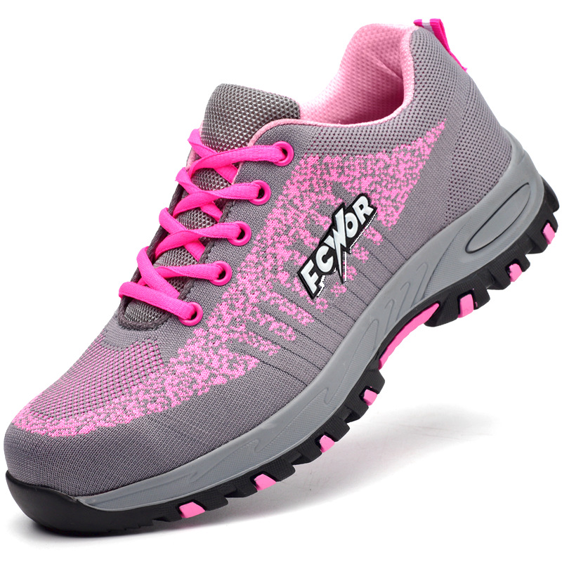 womens fashion pink safety sho - Tools Work reseña y precio