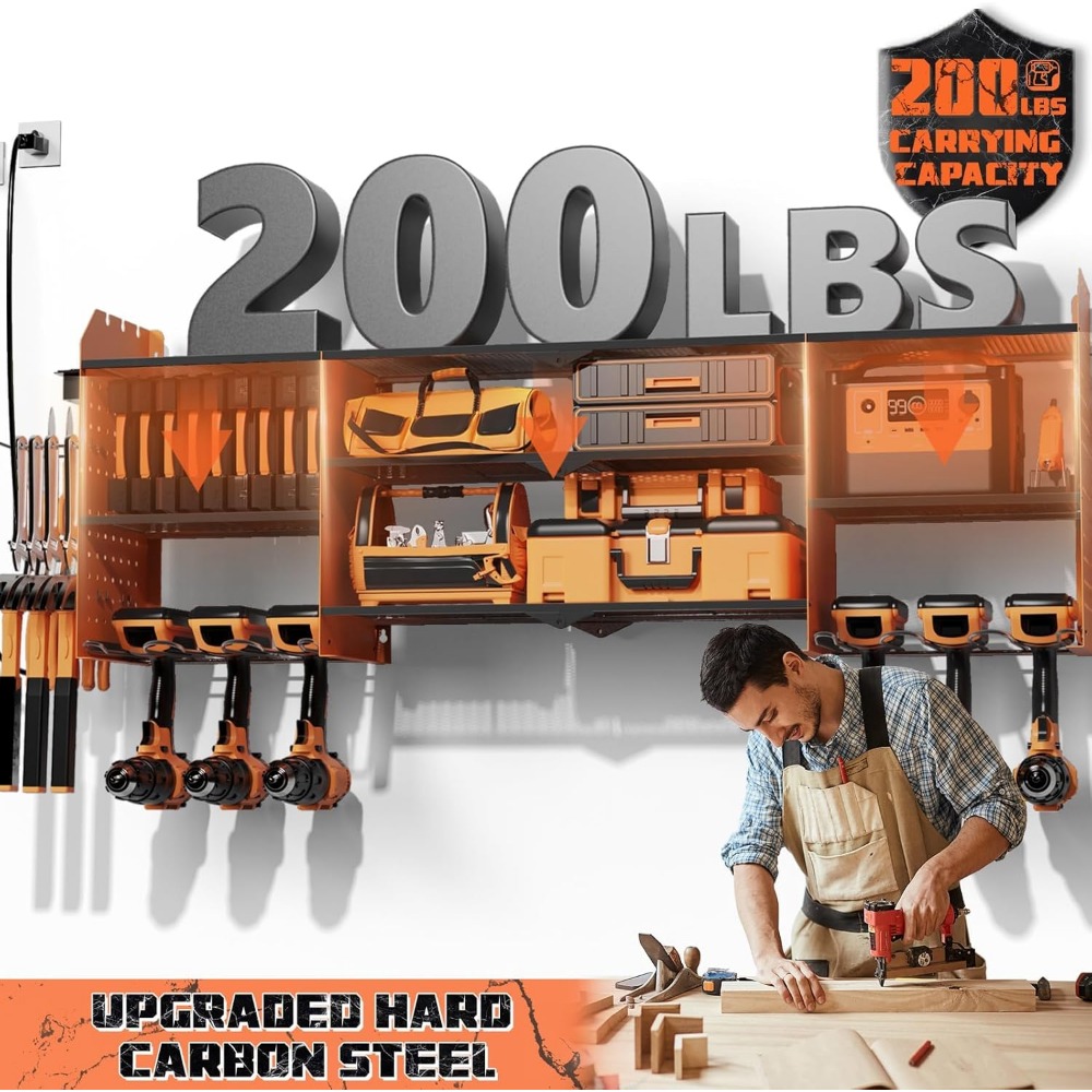 Large Wall Mount Tool Organize - Workshop Tools Wall reseña y precio