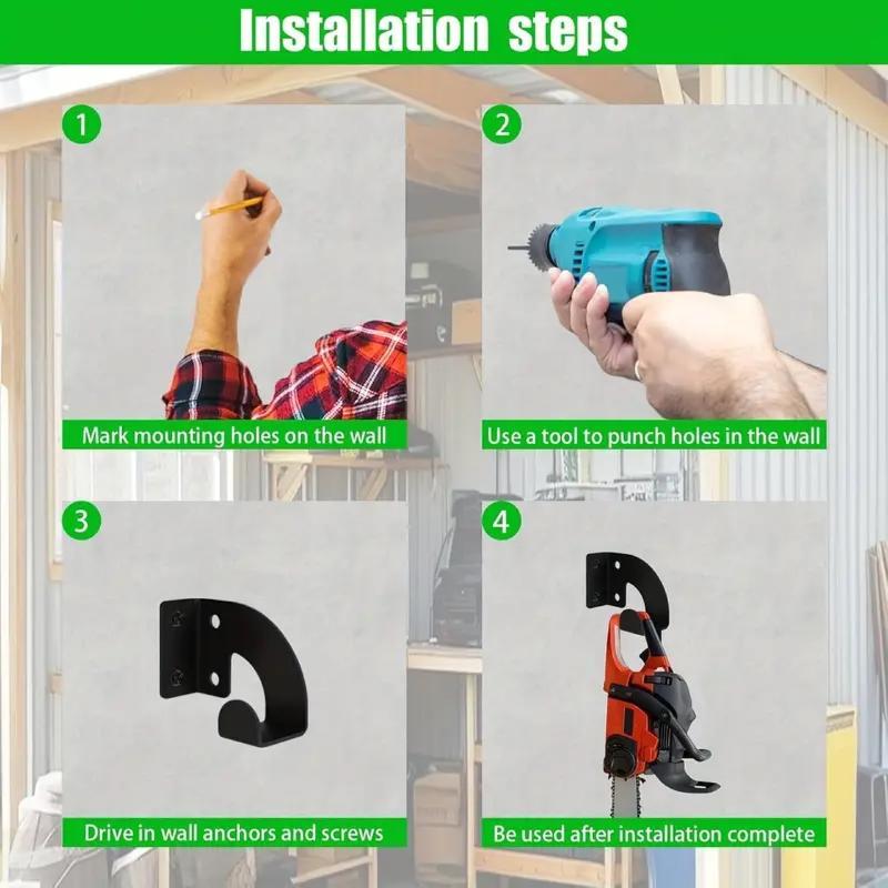 Chainsaw Wall Mount Heavy Duty - Workshop Tools Wall reseña y precio